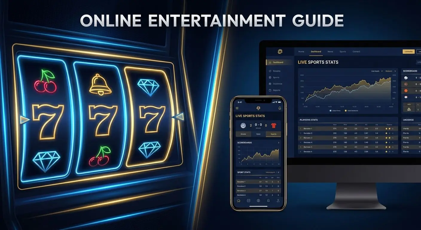 Imagem dividida entre slots e interface de desporto para uso do bónus